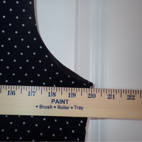 Megan Lee Navy and White Polka Dot Dress and Jacket size 14 - Picture 9 of 10